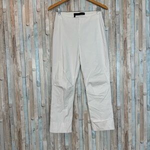 Porto SF 8 M Stretch Cuff Straight Leg Vespa Ankle Trouser Pants Career White 2